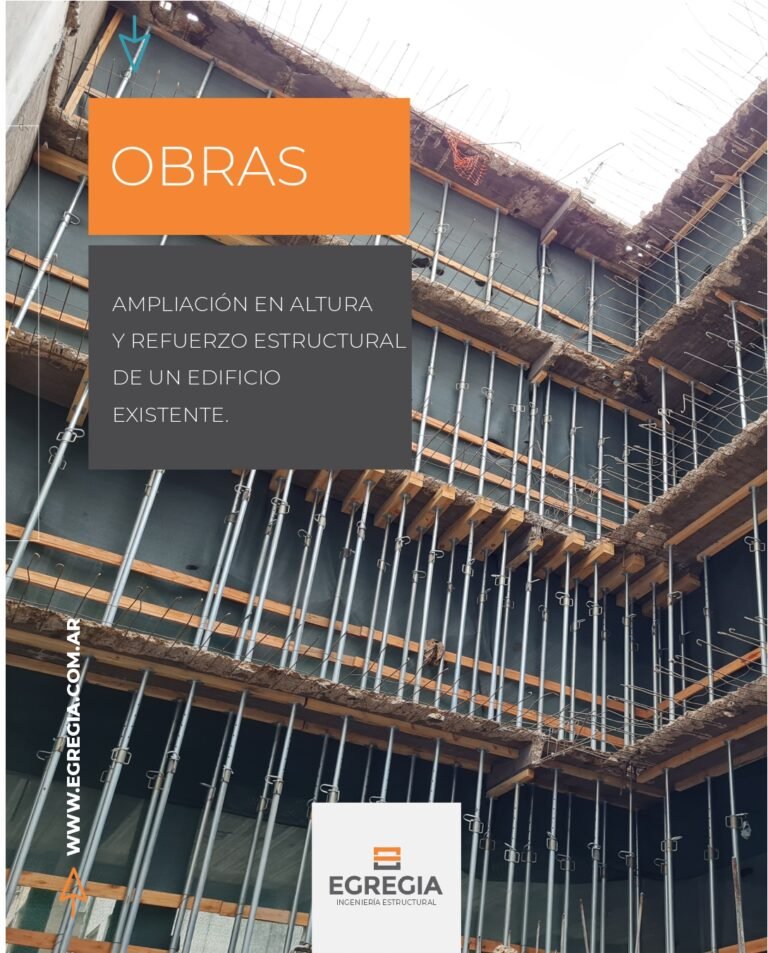 Ampliación en altura y refuerzo estructural de un edificio existente